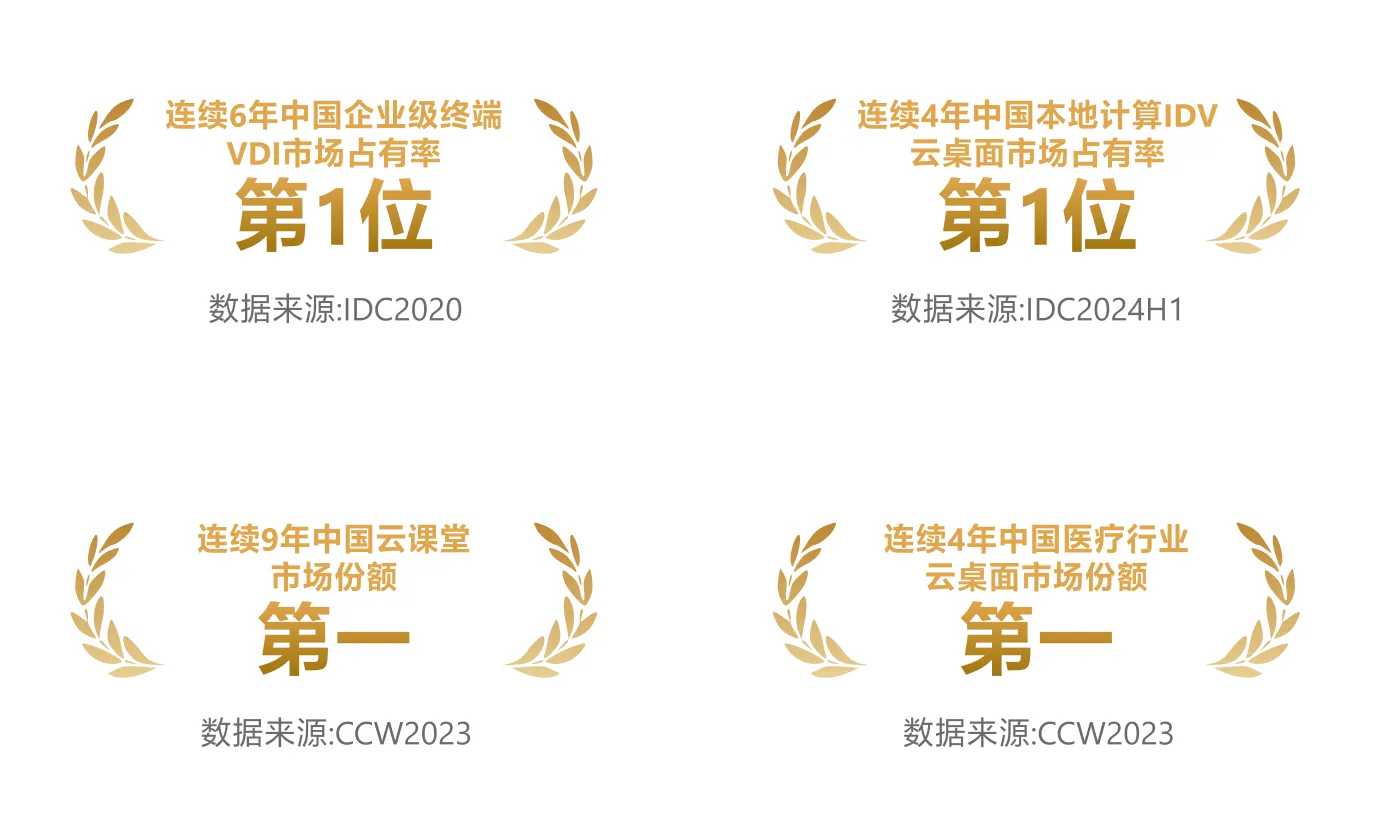 锐捷云桌面多领域保持领先