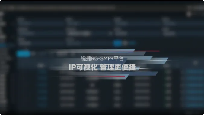 锐捷RG-SMP+平台：IP地址管理可视化，管理更便捷