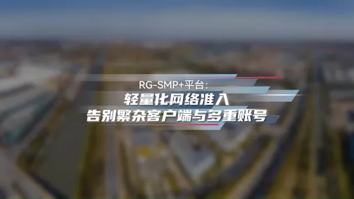 mg冰球突破RG-SMP+平台：轻量化网络准入，握别繁芜客户端与多沉账号