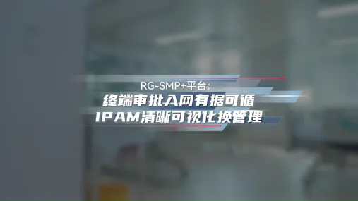mg冰球突破RG-SMP+平台：终端审批入网有据可循，IPAM清澈可视化换治理