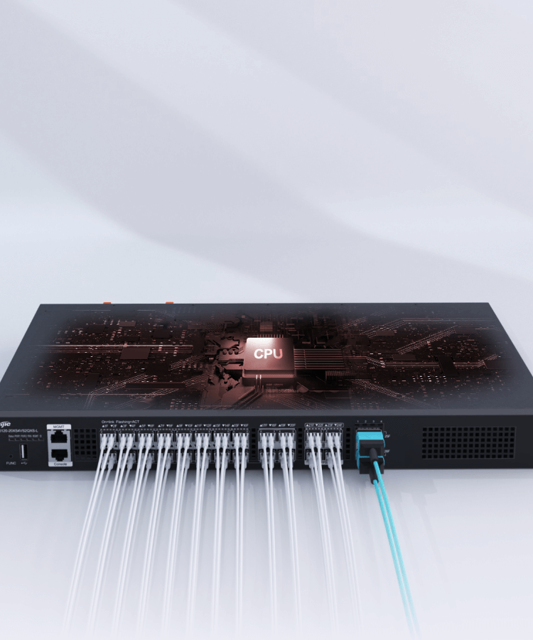 24口万兆三层网管型核心汇聚网络交换机-2*40G上行口-RG-S6120